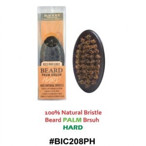 Beech Wood Beard PALM Brush HARD with natural bristles for grooming and styling