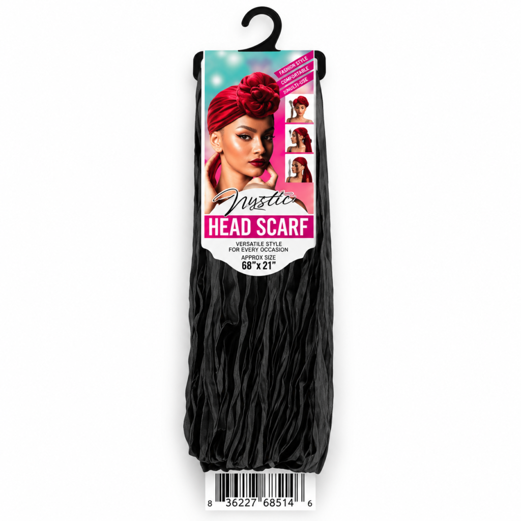 Head Scarf Black #SCA44BLA