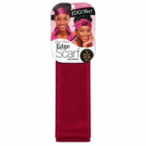 EDGEffect Laying Down Edge Scarf in burgundy for styling and securing hair edges