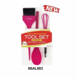 Fine Professional Tools, Color Mixing Tool Set, 3 Pieces, #SAL003, Pink/Black