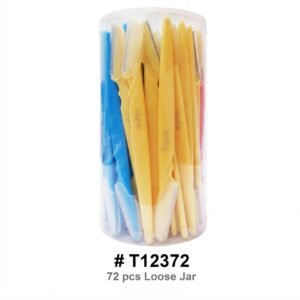 Tinkle Disposable Razors, 72 Pcs Jar, Mix Colors, #T12372