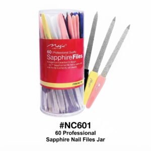 Magic 60 Professional Quality Sapphire Nail Files Jar #NC601