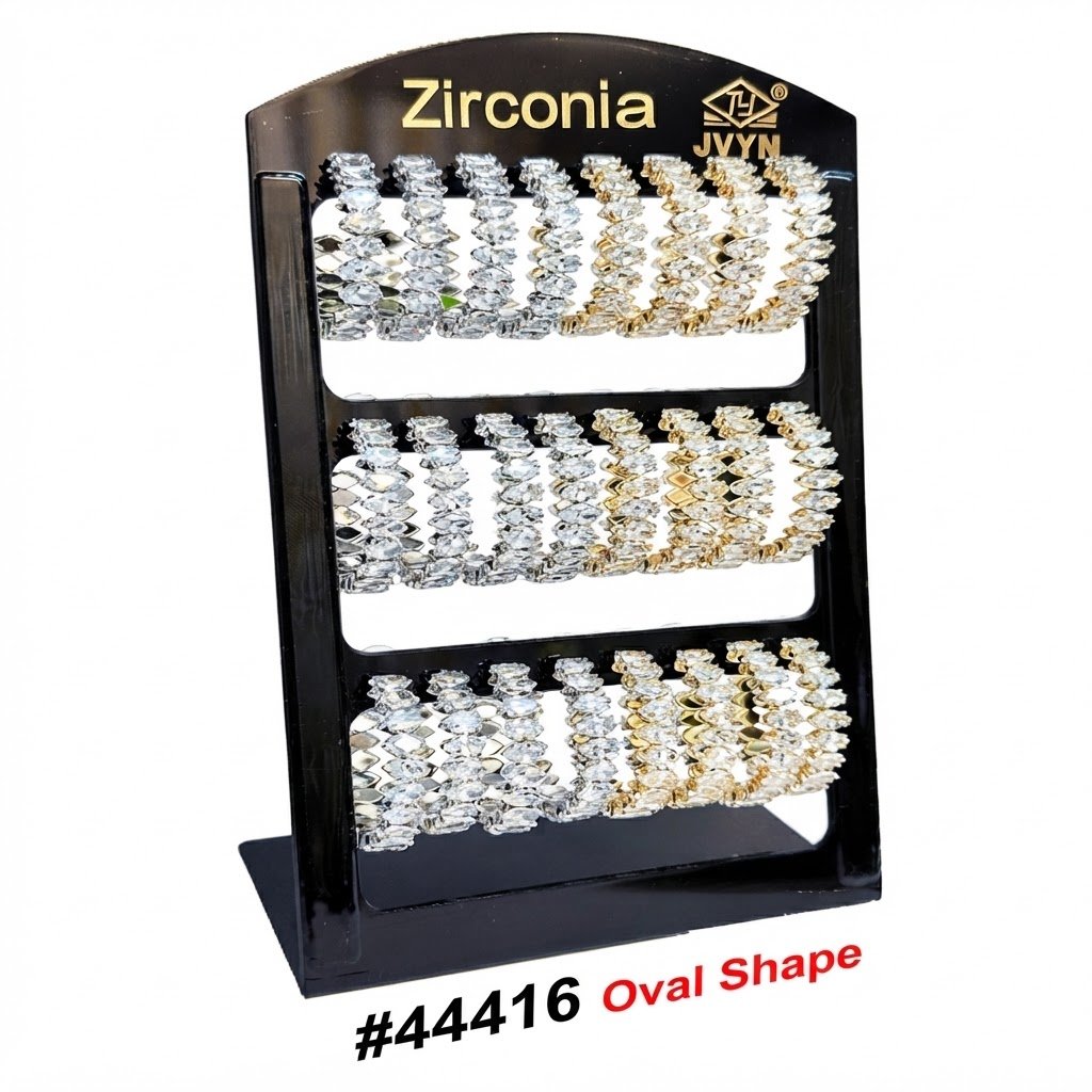 Earring Display Ring Style Sil/Gol #44416