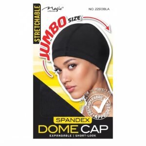 Ladies Jumbo Dome Cap Black #2251JBLK