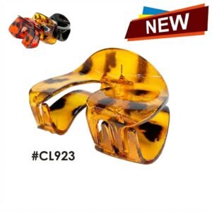 Stylish Tortoise Shell Hair Claw Clamp, Assorted 3Pcs #CL923