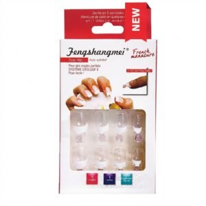 French Manicure Artificial Nail Tips - Clear Pink Tint #NAILART9