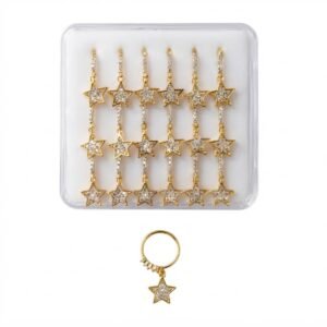 Nose Ring With Hang Star Display Card #NC119