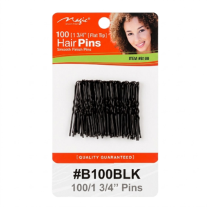 Magic Collection brand (ITEM #B100) retail card packaging containing 100 black