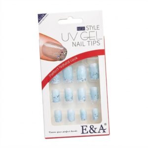 French Manicure Nail Tips - Clear Natural Look #NAIL22