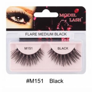 Remy Natural Fashion False Lashes Model Lash M151 Black (#M151)