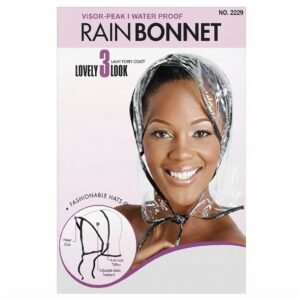 Rain Bonnet - Visor Peak Waterproof Hair Cover - #2220AST