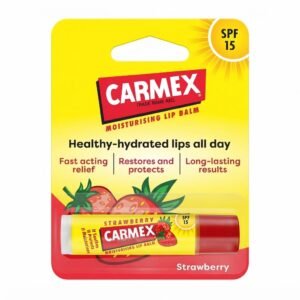 Carmex Strawberry Click Stick Lip Balm SPF 15 - Box of 12pcs #CA02036
