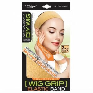 Wig Grip Velvet Band - Adjustable Secure Fit - Black & Blonde - #DIY011BLA & #DIY011BLO