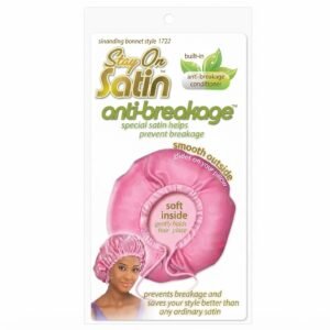 Stay On Satin Anti-Breakage Bonnet - Pink - #SOS7722