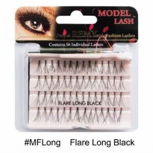 Remy Model Lash - Flare Long Black Individual Lashes (#MFLong)