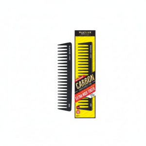 Black Ice Carbon Extra Wide Tooth Comb #CCO111