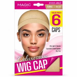 Wig Cap Blonde Deluxe Stocking 6-Pack - Magic Collection #2225-6BLO