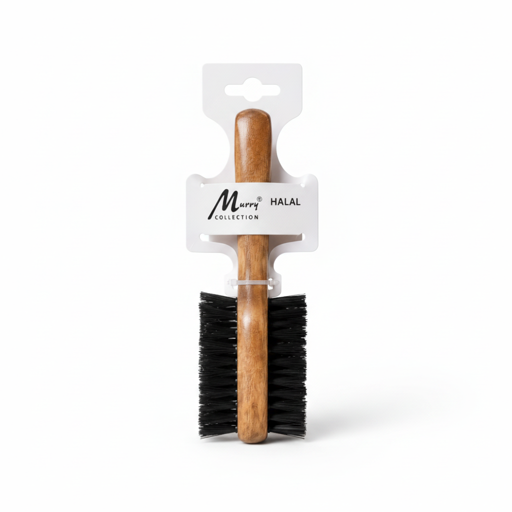 Wooden Bristle Brush Murry Collection #CB003D