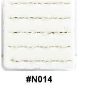 Silver Twist Wave Nose Studs #N014