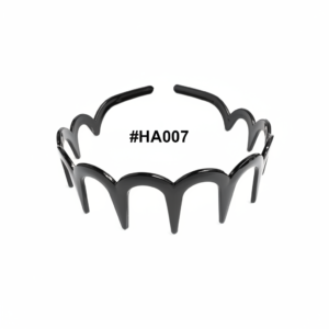 Black Crown Zigzag Hair Band | #HA007