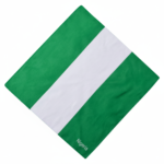 Bandana Nigeria Flag - Green and White Fabric Head Scarf #BANNIG