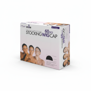 Stocking Wig Cap - 60 pcs Black - Ultra Thin with Elastic Band - #01400BLA