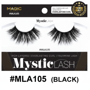 Magic Collection MysticLash #MLA105 3D Faux Mink Eyelash – Black