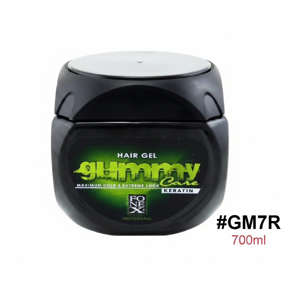 Gummy Care by Fonex Keratin Hair Gel Maximum Hold & Extreme Look 700ml #GM7R
