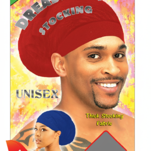 Unisex Dreadlocks Red Stocking Cap - Thick Stocking Fabric #M2242AST