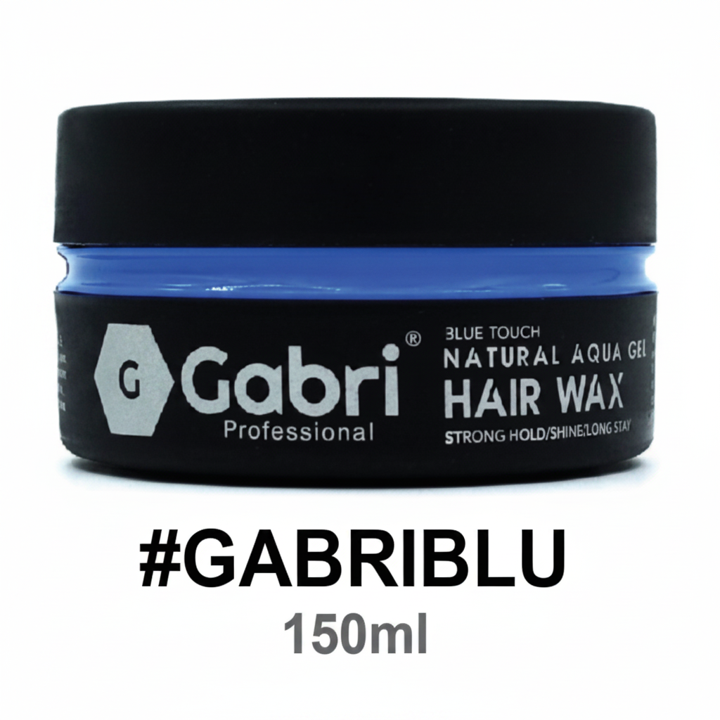 Gabri Professional Blue Touch Natural Aqua Gel Hair Wax 150ml #GABRIBLU