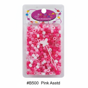 Beauty Magic Collection Hair Beads Pink Assorted #B500