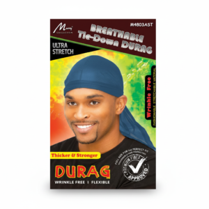 Breathable Tie-Down Blue  Durag - Ultra Stretch #M4803AST
