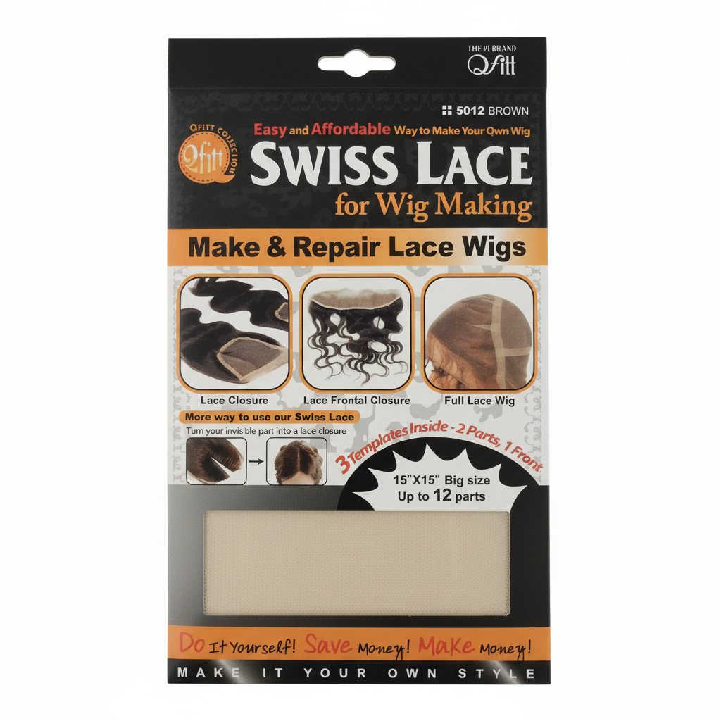 Swiss Lace for Wig Making #5012 Brown