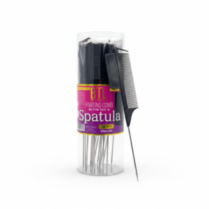 Spatula Parting Comb with Pin Tail - 24pc Jar #BTLT12JBLA
