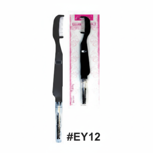 #EY12 Eyelash Comb & Spoolie Brush Set - 1pc