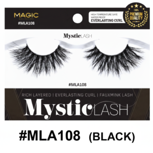 Magic Collection MysticLash #MLA108 3D Faux Mink Eyelash – Black