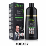 DexE Black Hair Shampoo 2-in-1 Hair Dye Shampoo 400ml #DEXE7