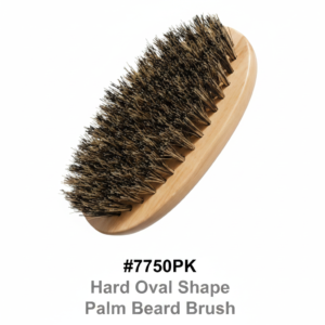 #7750PK Hard Oval Shape Palm Beard Brush