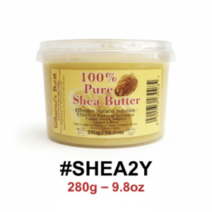 Ghana's Best 100% Pure Yellow Shea Butter 280g / 9.8oz - Effective Natural Solution #SHEA2Y