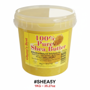 Ghana's Best 100% Pure Yellow Shea Butter 1KG / 35.27oz - Effective Natural Solution #SHEA5Y