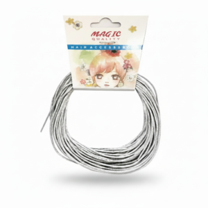 Silver Hair Accessory Cord - Magic Quality #BR01S