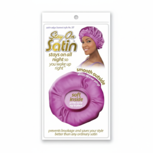 Satin Bonnet Sleep Cap -Purple Overnight Hair Protection #9637