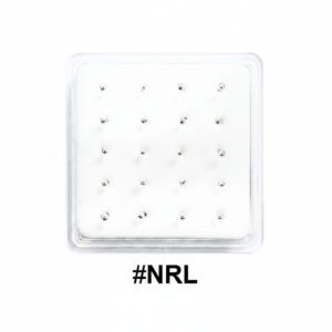 Silver Ball Nose Studs Display Box #NRL