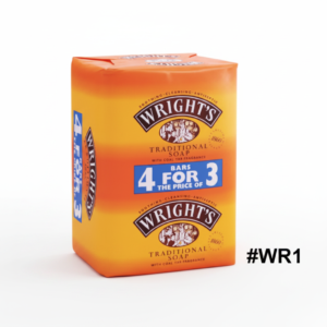 Wright's Traditional Coal Tar Soap 4 Bars Pack 4x100g #WR1