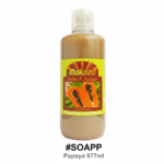 Makazo Black Soap Savon Noir Papaya 977ml - Natural Black Soap for Skincare #SOAPP