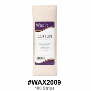 Wax It Cotton Waxing Strips 100 Strips #WAX2009