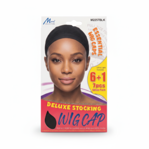 Wig Cap Deluxe Stocking Deluxe Stocking, Black Deluxe 7pcs Value Pack #M2257BLK