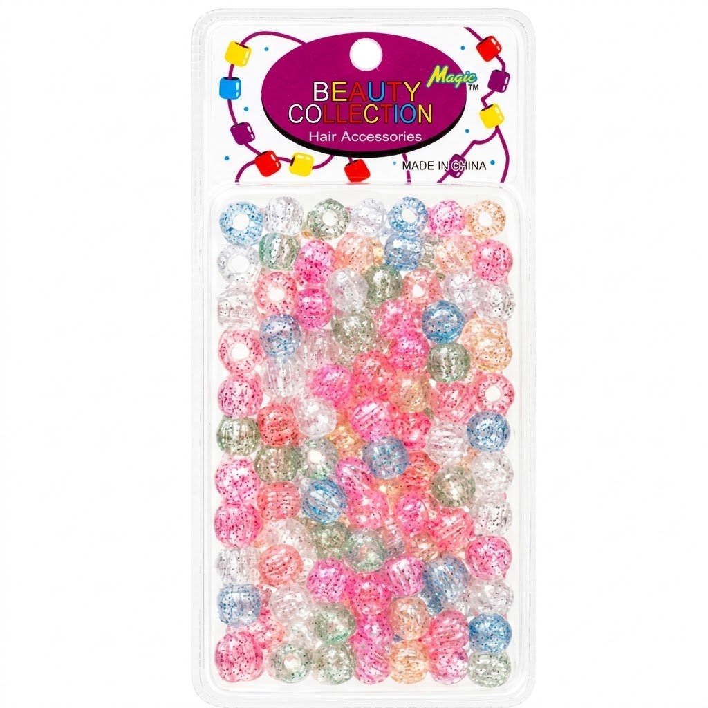 1000 Glitter Beads Assorted #1000GAST