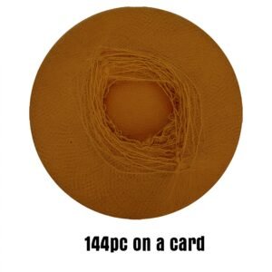 Extra Fine Light Brown Hair Net 144pcs for styling and care