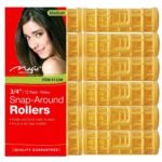 Magic Snap Around Rollers Medium Yellow #122M